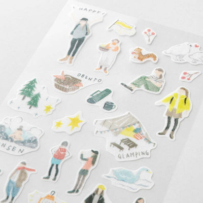 Midori Removable Planner Stickers, Going Out