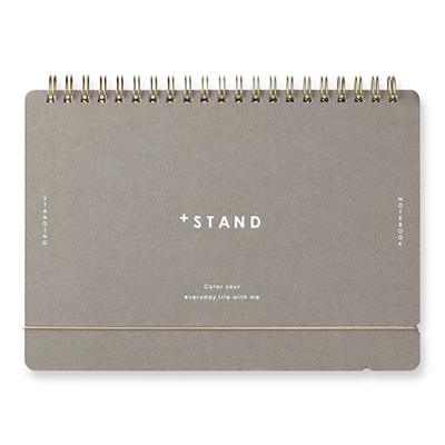 Cuaderno Midori + Stand, A5 - En blanco