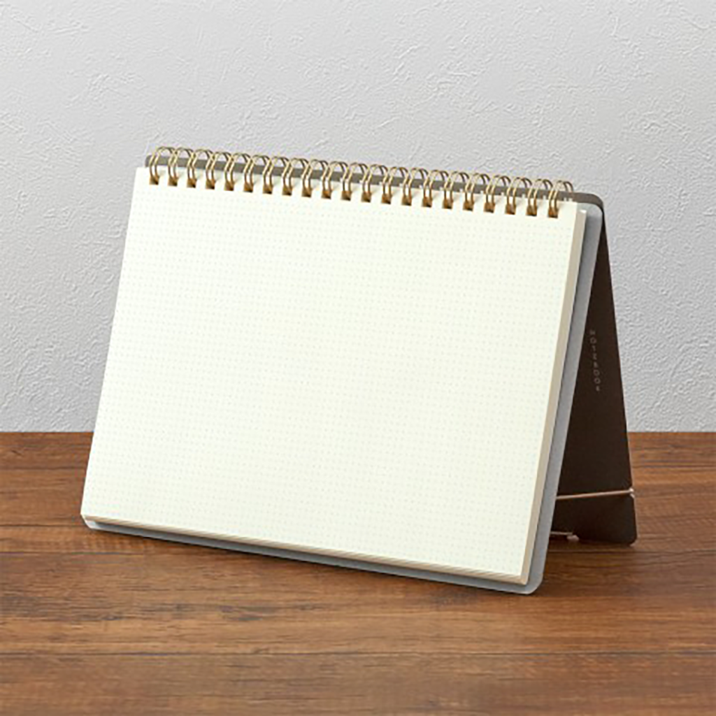 Carnet de notes Midori + Stand, A5 - Grille croisée