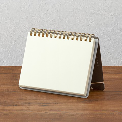 Cuaderno Midori + Stand, A6 - En blanco