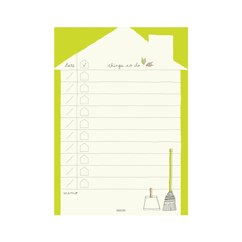 Midori To Do Memo Pad, Zakka