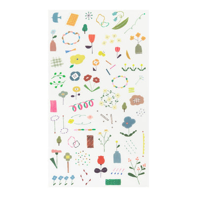 Midori Transfer Sticker Sheet, Scandanavian Motifs