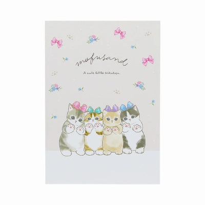 Cuaderno de cuadrícula Mofusand Serie 9, A5 - Patas de Gato
