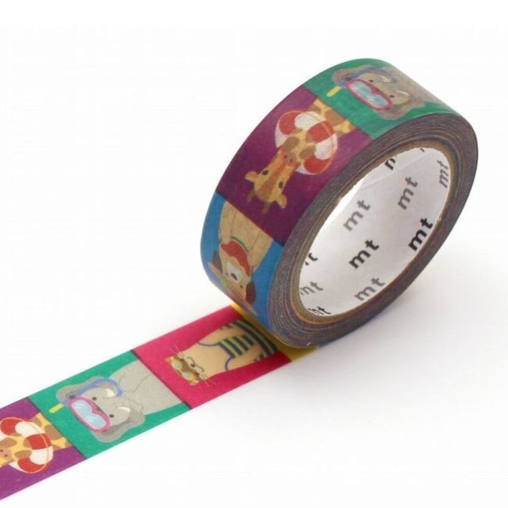 mt Ex Series Washi Tape, 15mm - Summer Attire