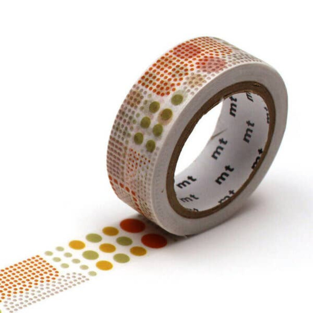mt Patterns Washi Tape, 15mm - Various Dot