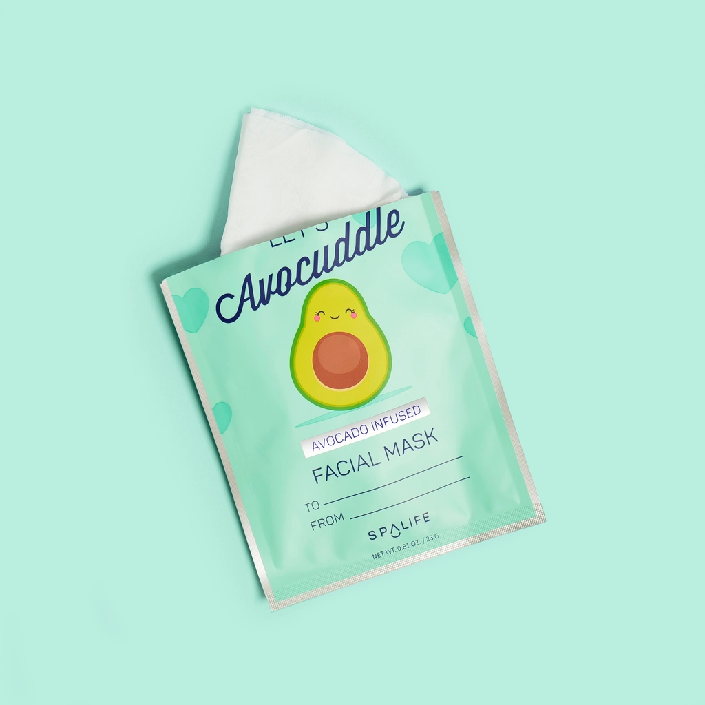 Masque facial infusé à l'avocat Let's Avocuddle