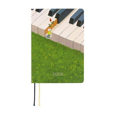 Hobonichi Techo 2026 HON, A6 - Hiroko Kubota: Waiting on the Chord (English)