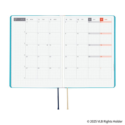 Hobonichi Techo 2026 HON, A6 - Virginia Lee Burton: The Little House (English)