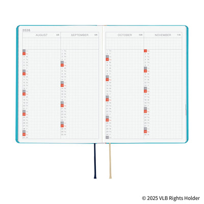 Hobonichi Techo 2026 HON, A6 - Virginia Lee Burton: The Little House (English)