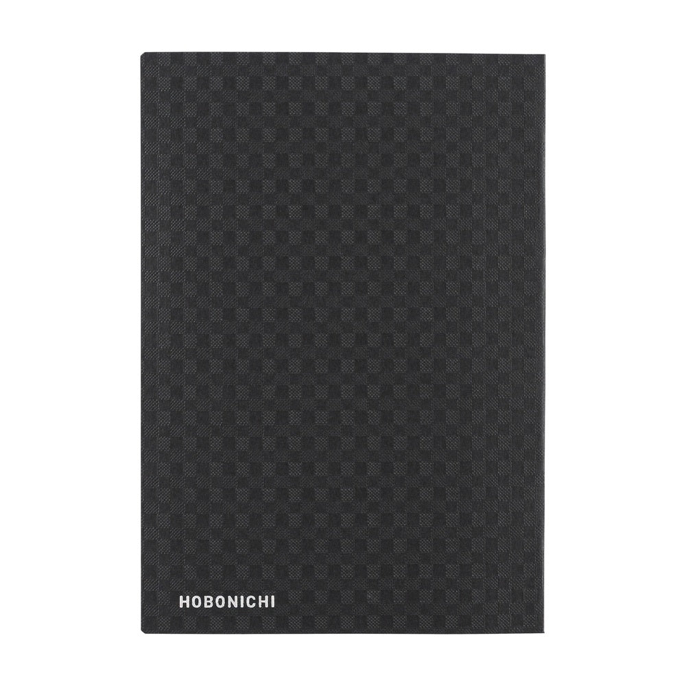 Hobonichi Techo 2026 HON, A6 - Paper Series: Black Gingham