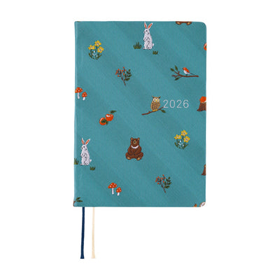 Hobonichi Techo 2026 HON, A6 - Bow & Tie: In the Forest (English)