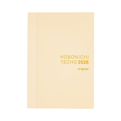 Hobonichi Techo 2026 Original Book, A6 - Jan/Mon Start (English)