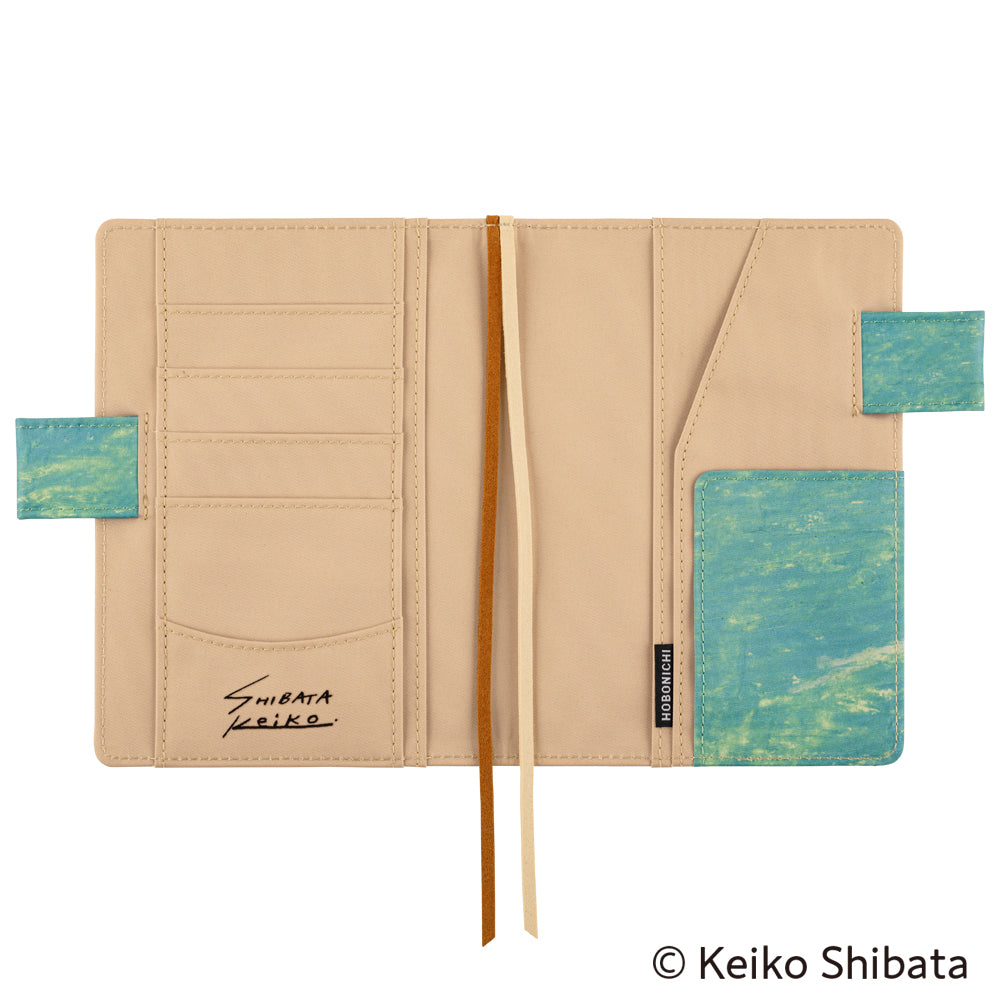 Couverture originale Hobonichi Techo 2025, A6 - Keiko Shibata : Du pain flottant dans le vent