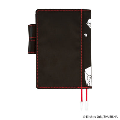 Hobonichi Techo 2026 Original Book & Cover, A6 - ONE PIECE Magazine: Straw Hat Luffy; Black (Jan/Mon Start)