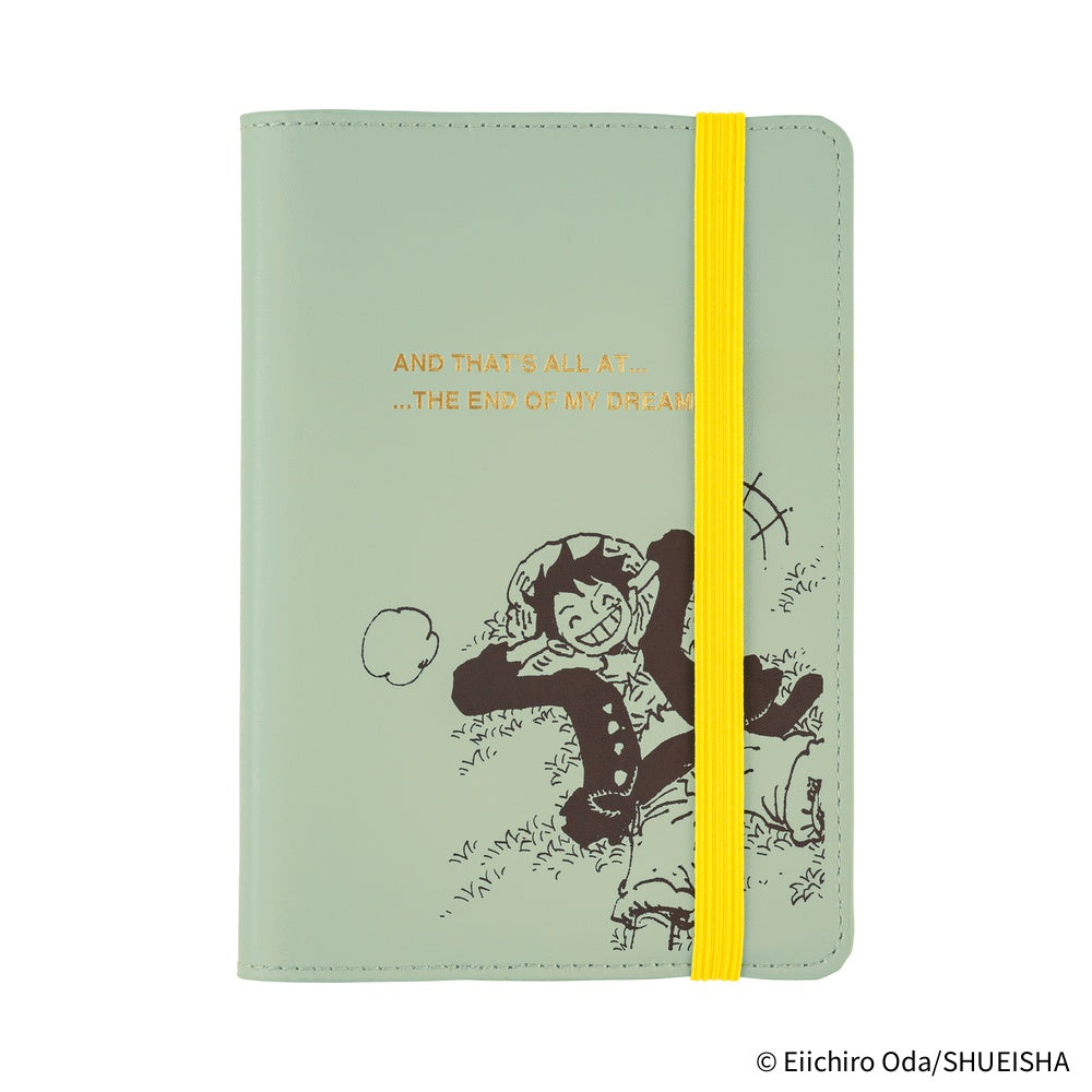 Hobonichi Techo 2026 Original Book & Cover, A6 - ONE PIECE Magazine: End of Luffy’s Dream; Mint Green(Jan/Mon Start)