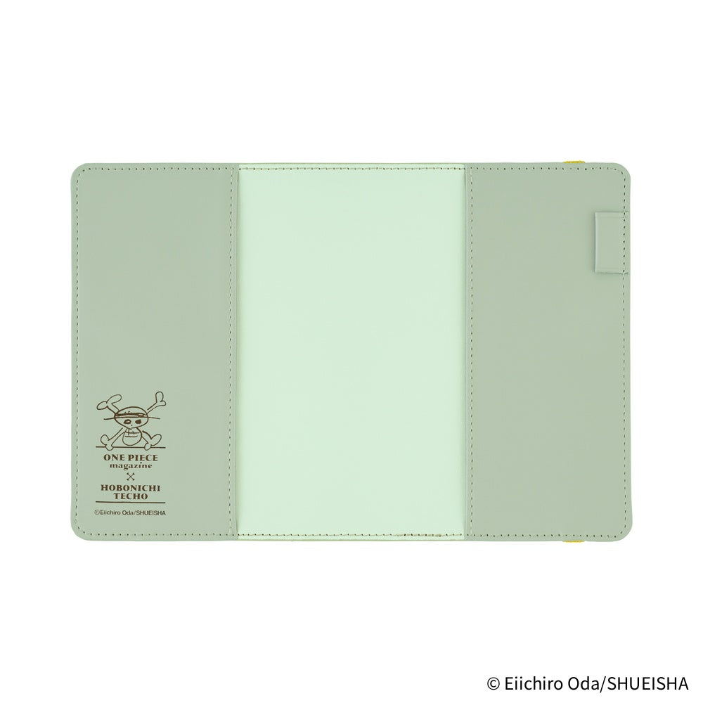 Hobonichi Techo 2026 Original Book & Cover, A6 - ONE PIECE Magazine: End of Luffy’s Dream; Mint Green(Jan/Mon Start)