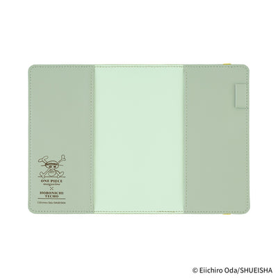 Hobonichi Techo 2026 Original Book & Cover, A6 - ONE PIECE Magazine: End of Luffy’s Dream; Mint Green(Jan/Mon Start)