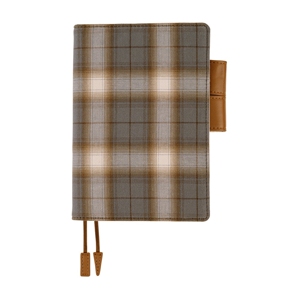 Hobonichi Techo 2026 Original Book & Cover, A6 - Shirt Fabric: Foggy Plaid (Jan/Mon Start)