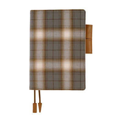 Hobonichi Techo 2026 Original Book & Cover, A6 - Shirt Fabric: Foggy Plaid (Jan/Mon Start)