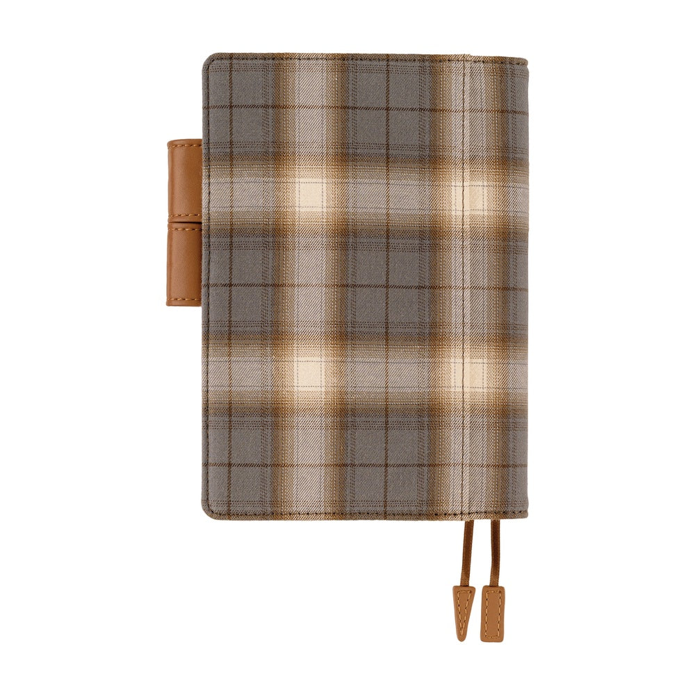 Hobonichi Techo 2026 Original Book & Cover, A6 - Shirt Fabric: Foggy Plaid (Jan/Mon Start)