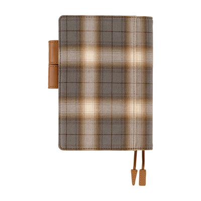 Hobonichi Techo 2026 Original Book & Cover, A6 - Shirt Fabric: Foggy Plaid (Jan/Mon Start)