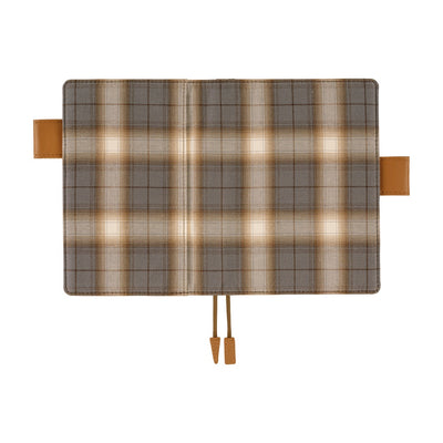 Hobonichi Techo 2026 Original Book & Cover, A6 - Shirt Fabric: Foggy Plaid (Jan/Mon Start)