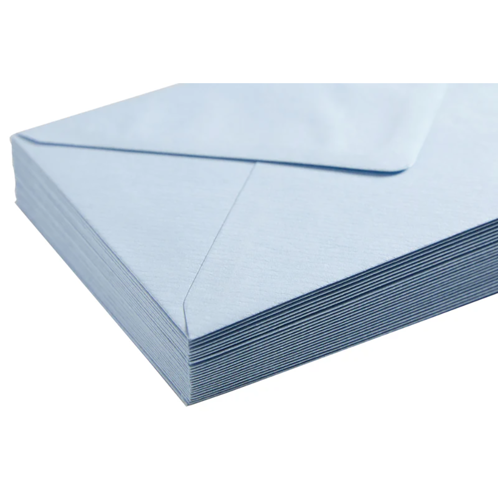 Original Crown Mill Classic Laid Envelopes, A5, Blue