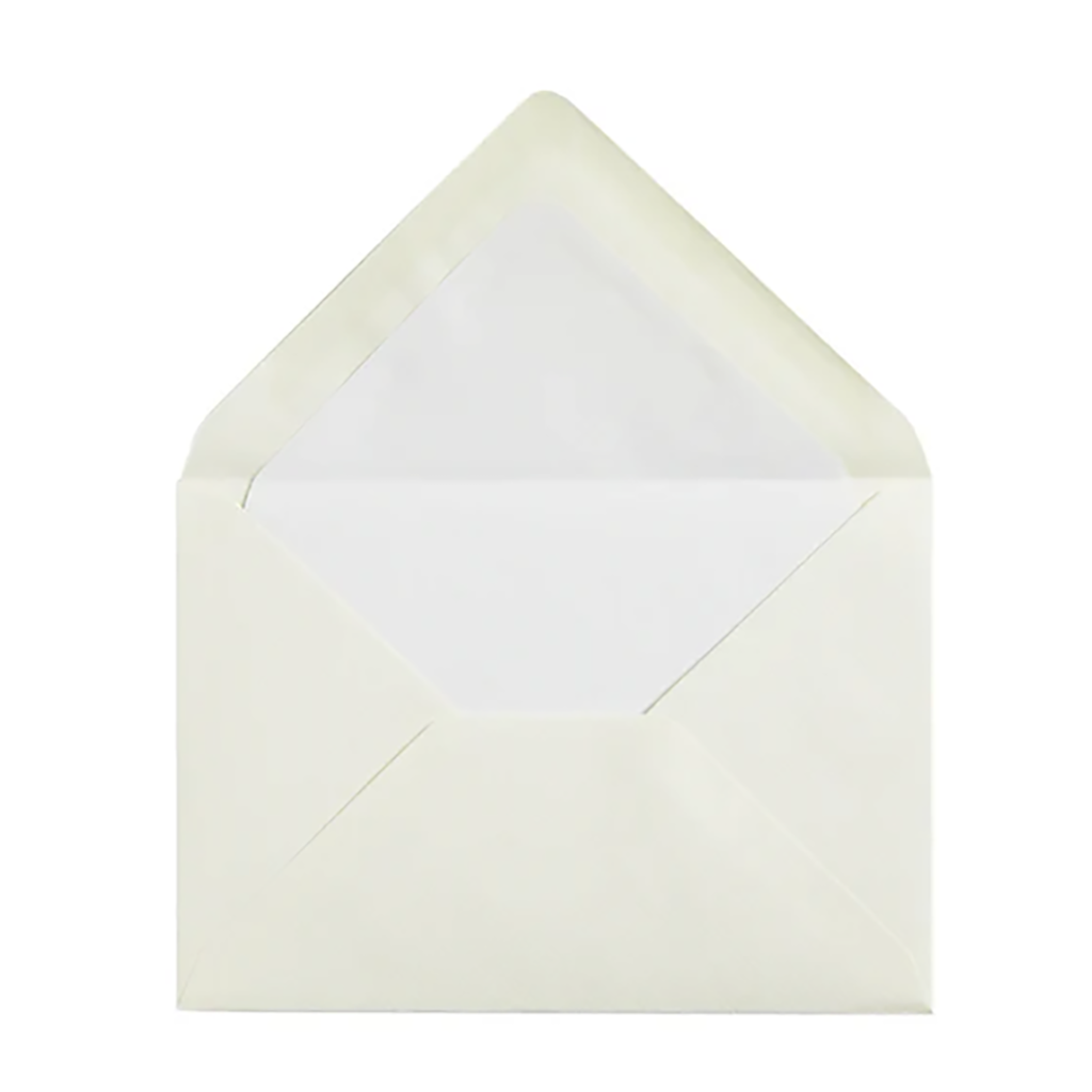 Original Crown Mill Classic Laid Envelopes, A5, Cream