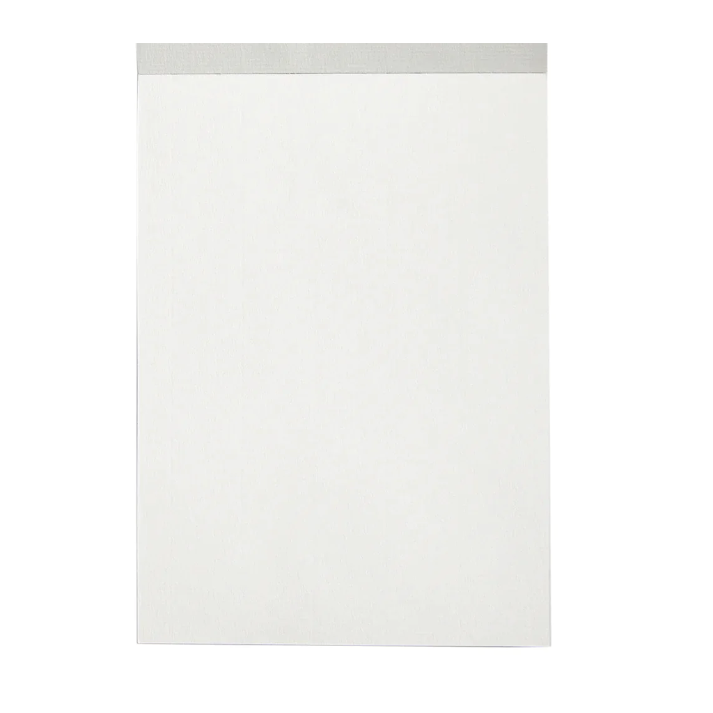 Original Crown Mill Bloc-notes en pur coton, A4, blanc