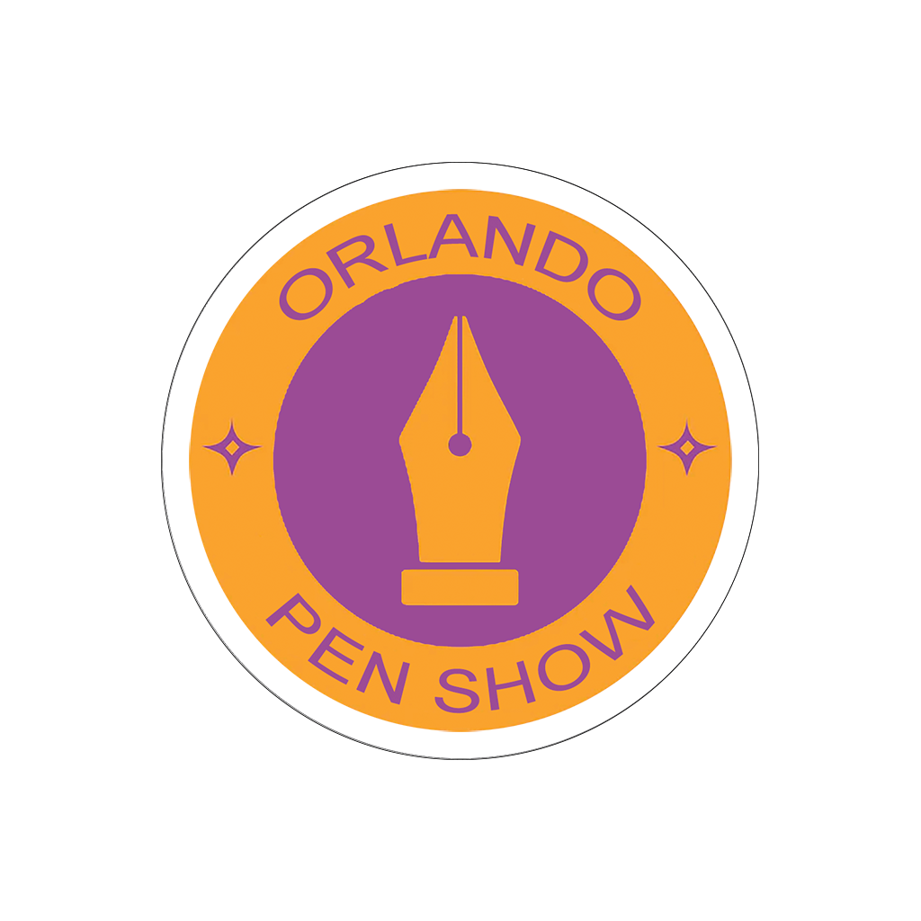 3" Round Orlando Pen Show Logo Sticker
