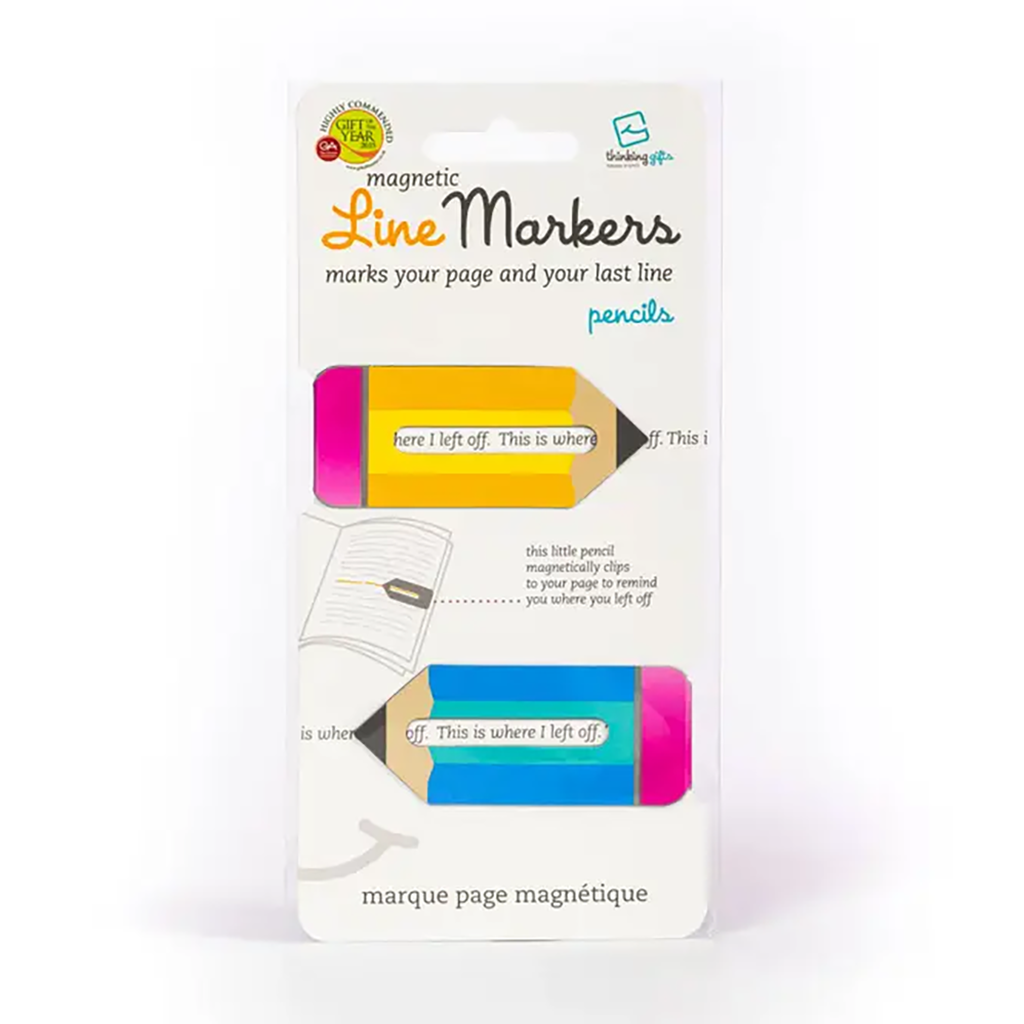 Pencils Magnetic Page Markers, 2 Set