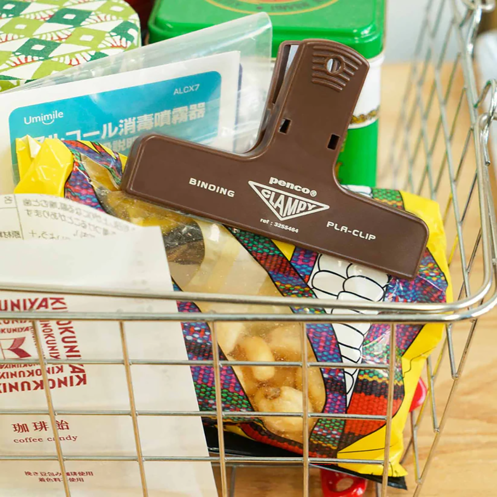 Penco Plastic Clampy Clip, Brown