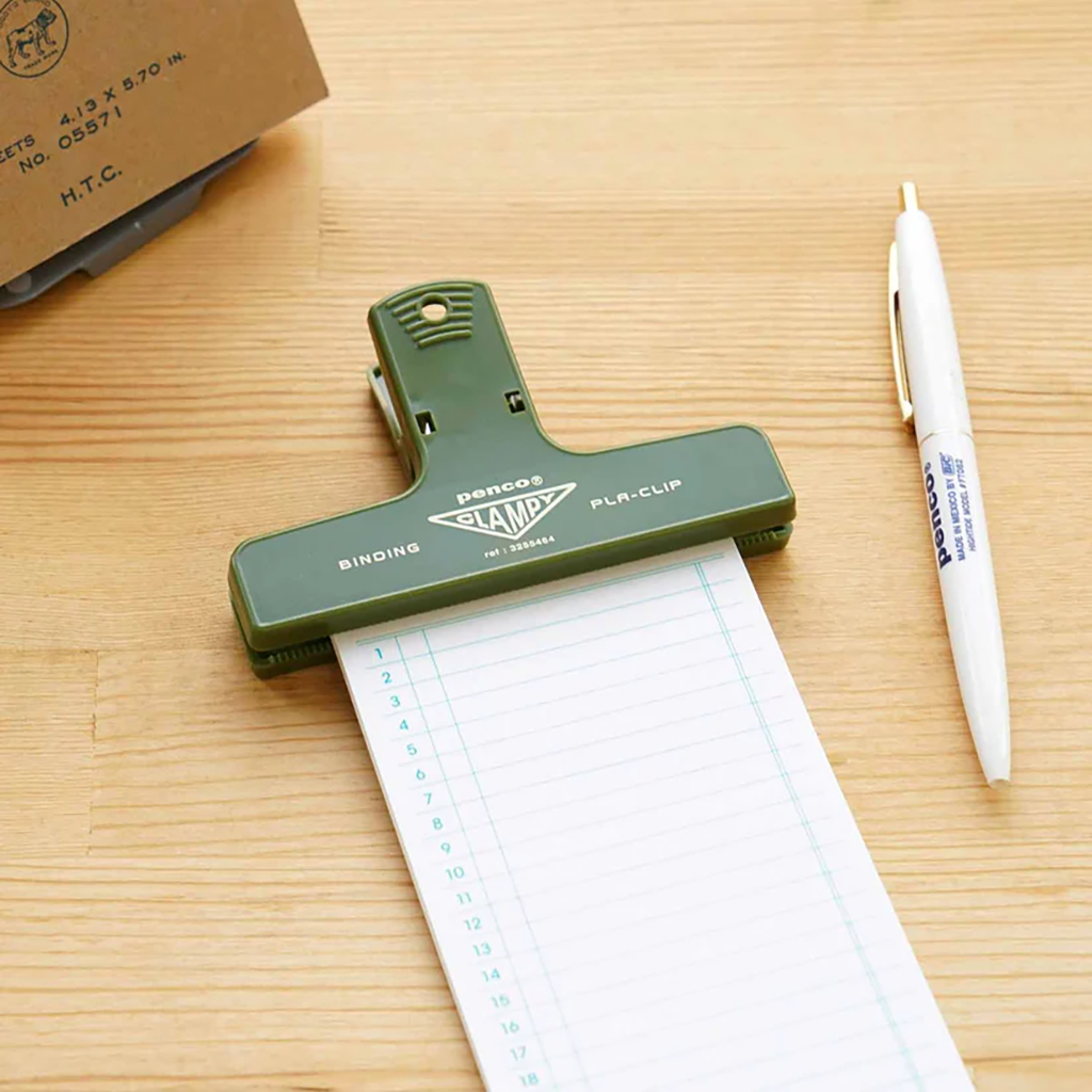 Penco Plastic Clampy Clip, Khaki