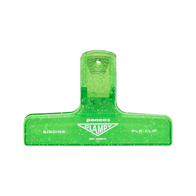 Penco Plastic Glitter Clampy Clip, Light Green