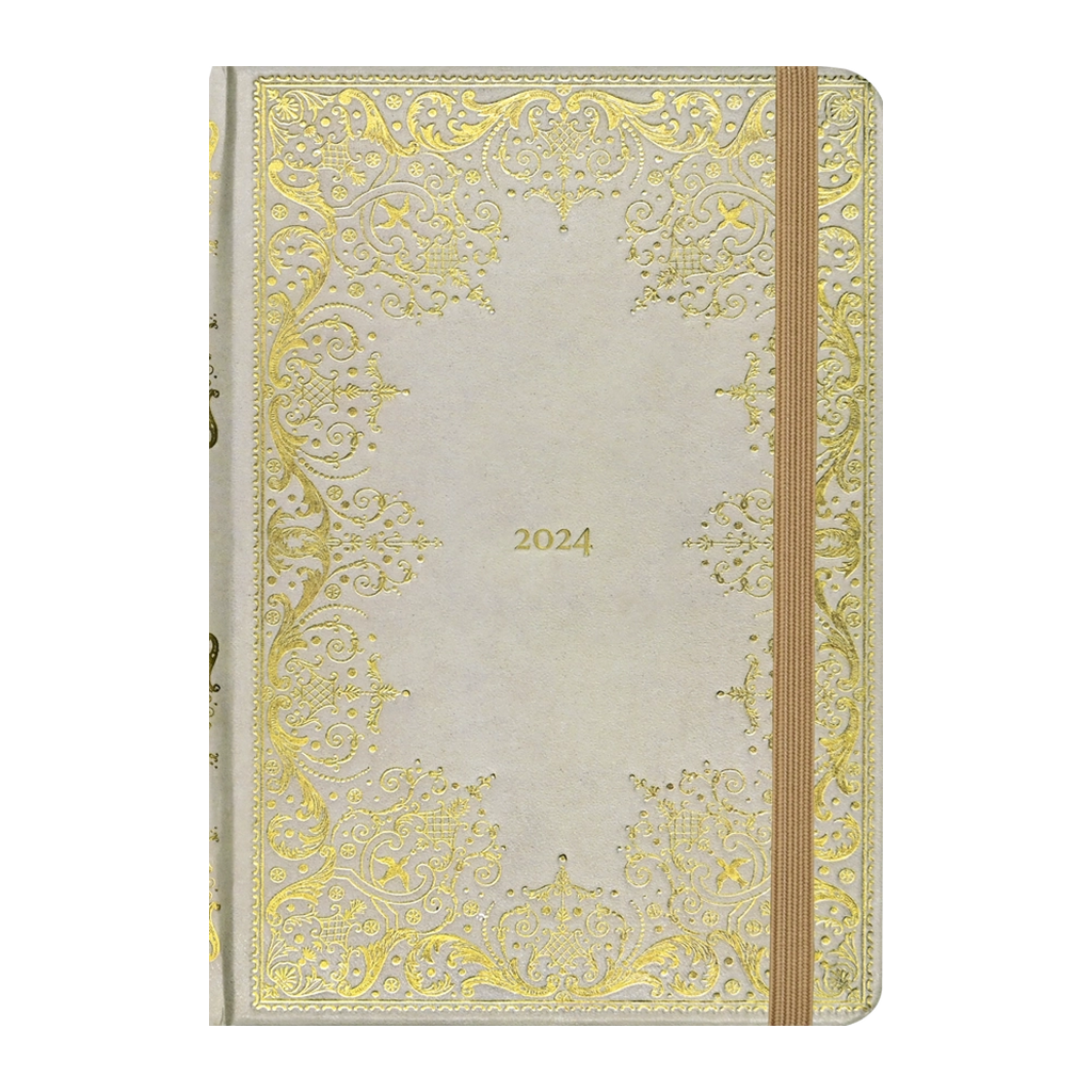 2024 Gilded Ivory Weekly Planner