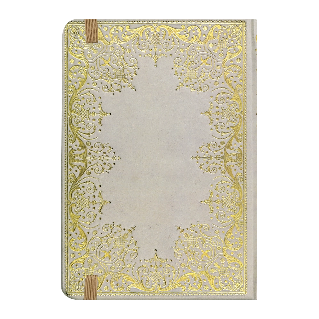 2024 Gilded Ivory Weekly Planner Back Cover