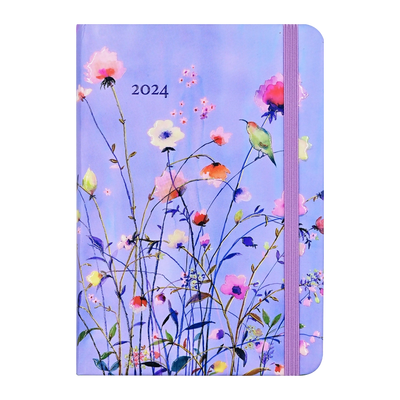 2024 Lavender Wildflowers Weekly Planner