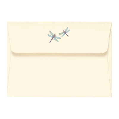 Blue Dragonfly Stationery Set