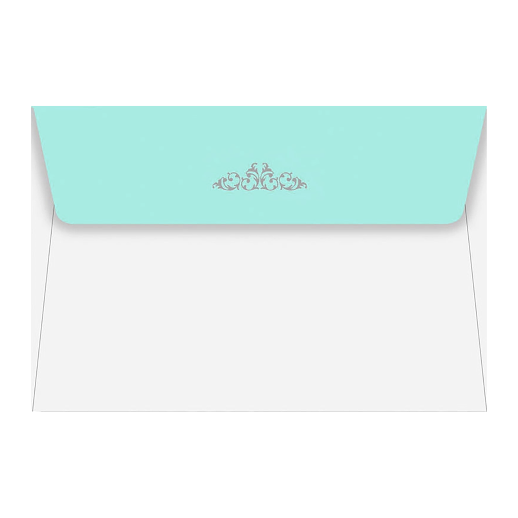 Blue Elegance Thank You Notes