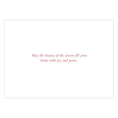 Cardinals in Evergreen Small Boxed Holiday Cards