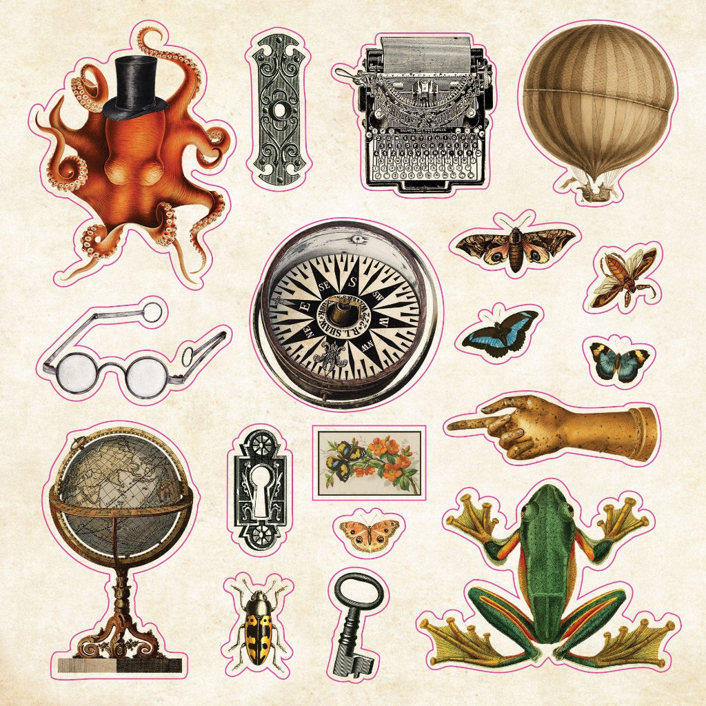 Curiosities Sticker Book