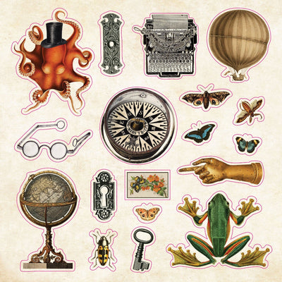 Curiosities Sticker Book