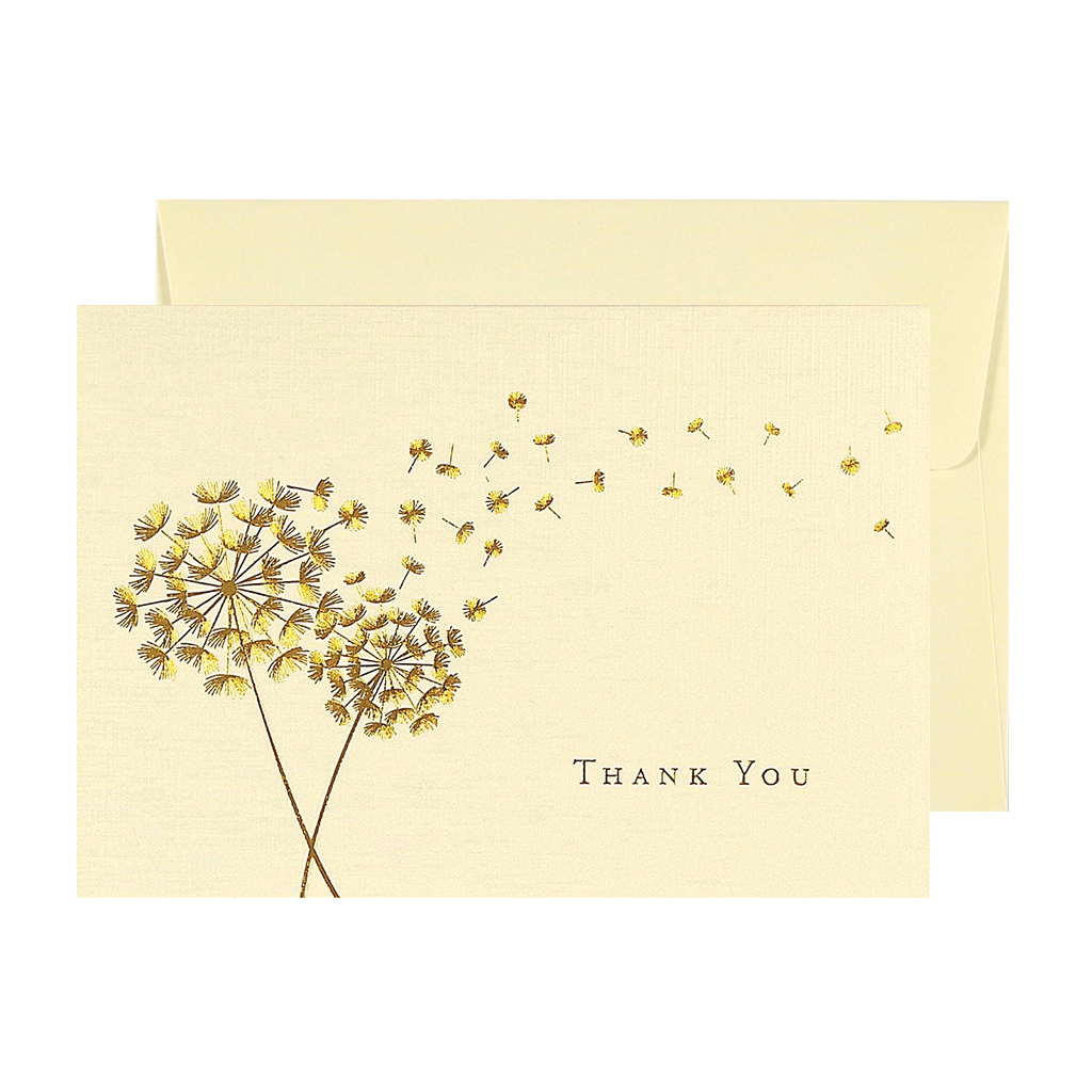 Dandelion Wishes Thank You Notes