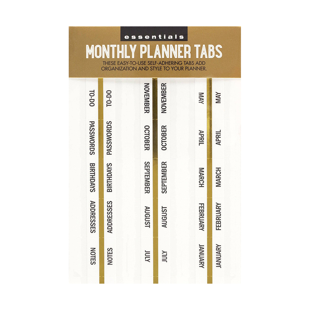 Essentials Monthly Planner Sticker Tabs