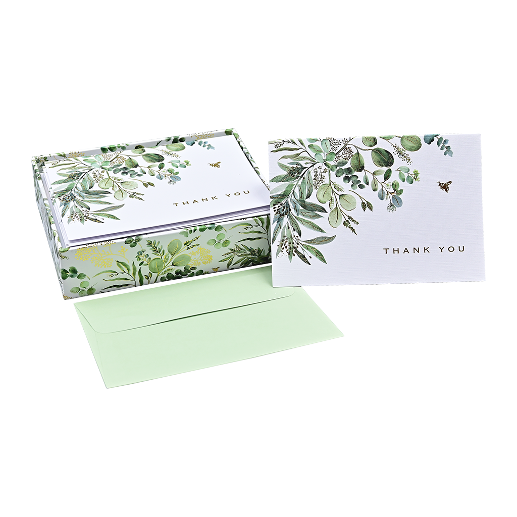 Eucalyptus Greenery Thank You Notes