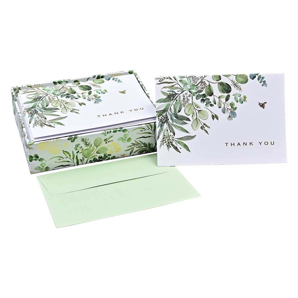 Eucalyptus Greenery Thank You Notes