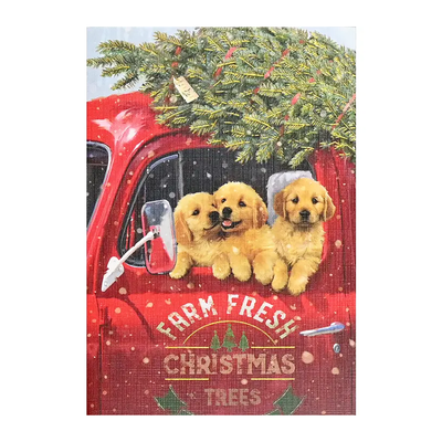 Festive Pups Small Boxed Holiday Cards