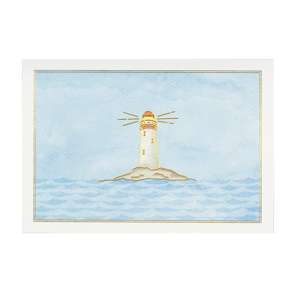 Cartes de notes vierges Phare