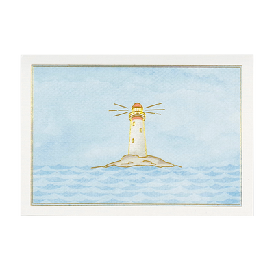 Cartes de notes vierges Phare