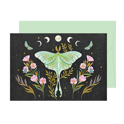 Luna Moth Note Cards